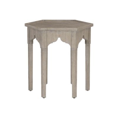 Bernhardt Albion End Table in Pewter finish