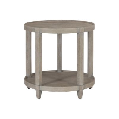 Bernhardt Albion Side Table in Pewter finish