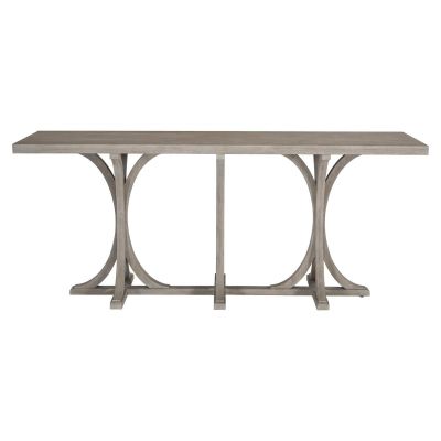 Bernhardt Albion Console Table in Pewter finish