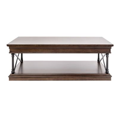 Liberty Furniture Tribeca Rectangle Cocktail Table in Brown