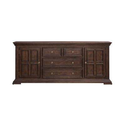 Liberty Furniture Big Valley 76 Inch TV Console in Brownstone