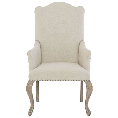 Bernhardt Campania Dining Arm Chair in Weathered Sand