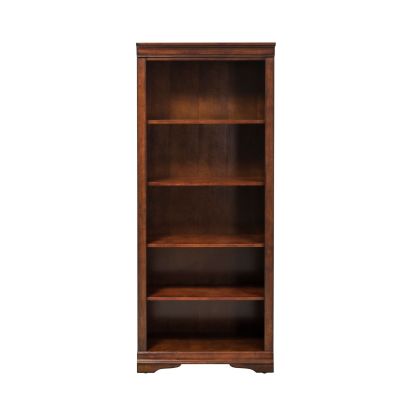 Liberty Furniture Brookview 72" Open Bookcase in Brown