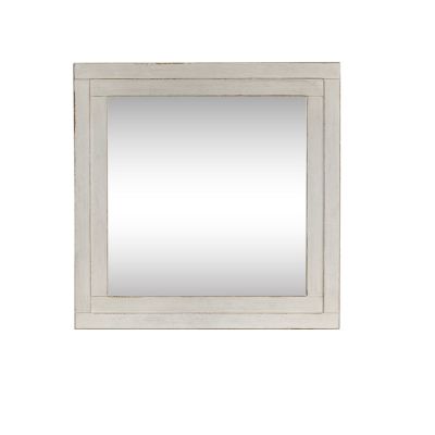 Liberty Furniture Modern Farmhouse Dresser Mirror in White