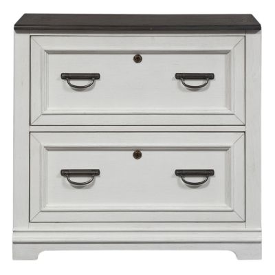 Liberty Furniture Allyson Park Bunching Lateral File Cabinet in White
