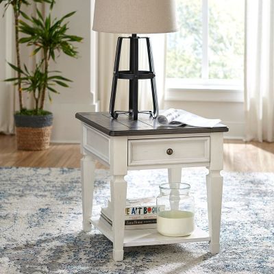 Liberty Furniture Allyson Park Drawer End Table in White