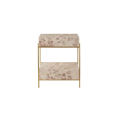 Universal Furniture Miranda Kerr Home Tranquility Bedside Table  in Mappa Burl