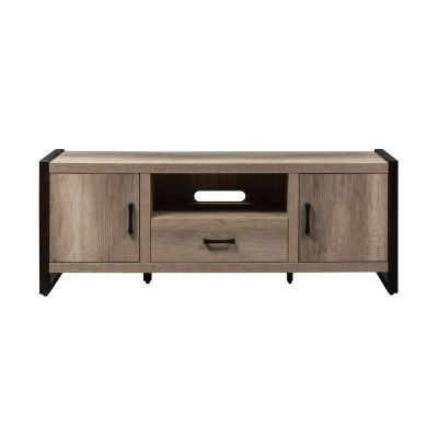 Liberty Furniture Sun Valley 64 Inch TV Console w/ Faux Metal in Brown