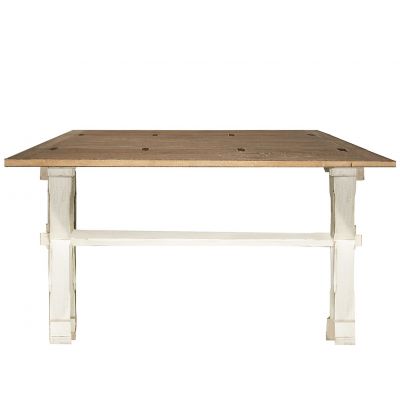 Universal Furniture Curated Terrace Gray/Washed Linen Drop Leaf Console