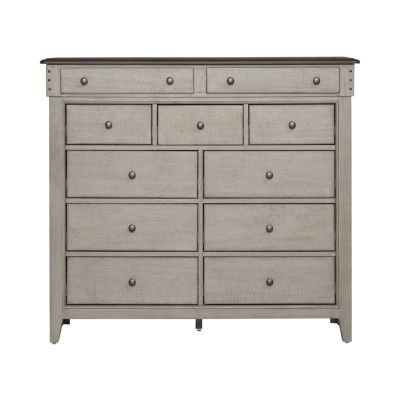 Liberty Furniture Ivy Hollow Eleven Drawer Chesser in Dusty Taupe