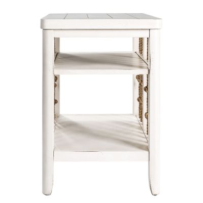 Liberty  Furniture Dockside II Chair Side Table in White