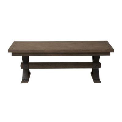Liberty Furniture Sonoma Road Rectangular Cocktail Table in Brown