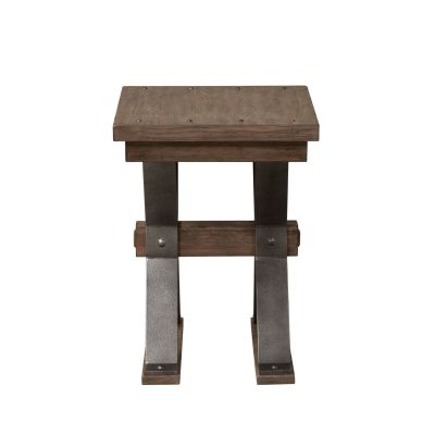 Liberty Furniture Sonoma Road Chair Side Table in Brown