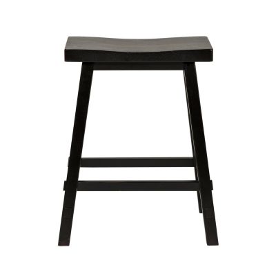Liberty Furniture Creations 24 Inch Sawhorse Counter Stool in Black