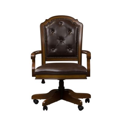 Liberty Furniture Amelia Jr Executive Office Chair in Brown