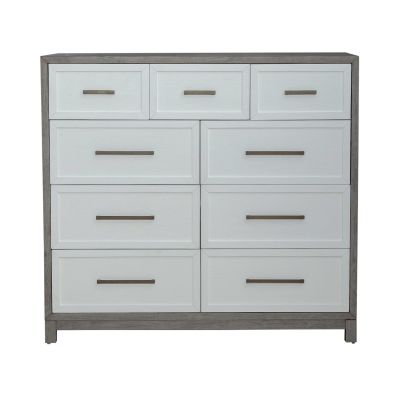 Liberty Furniture Palmetto Heights Nine Drawer Dresser in Two-Tone