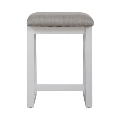 Liberty Furniture Palmetto Heights Uph Console Stool in Two-Tone
