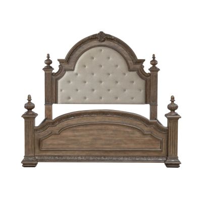 Liberty Furniture Carlisle Court Poster Bed in Chestnut