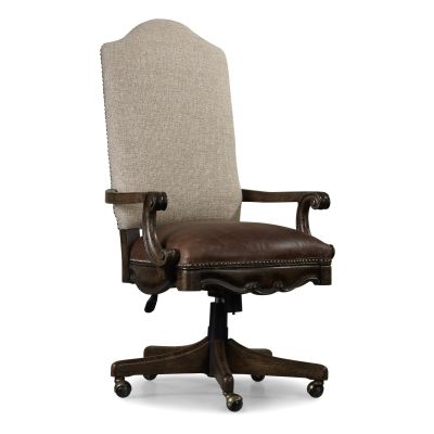 Hooker Rhapsody Tilt Swivel Chair in Brown