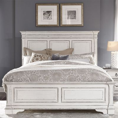 Liberty Furniture Abbey Park Panel Bed in White