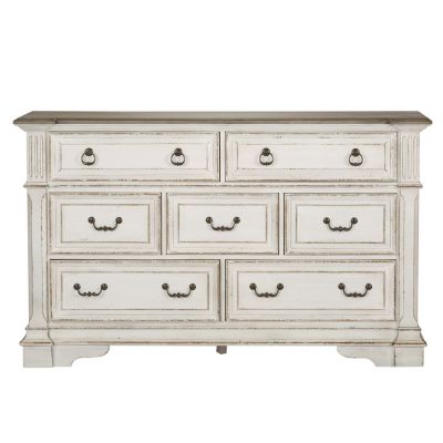 Liberty Furniture Abbey Park Seven Drawer Dresser in White