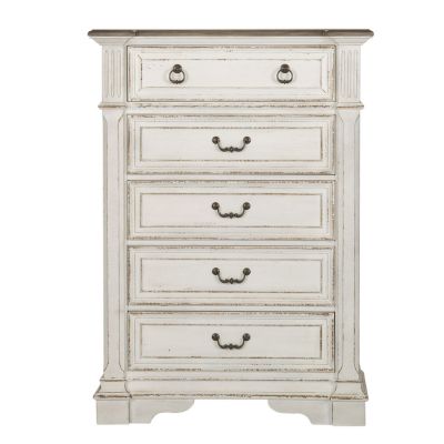 Liberty Furniture Abbey Park Five Drawer Chest in White