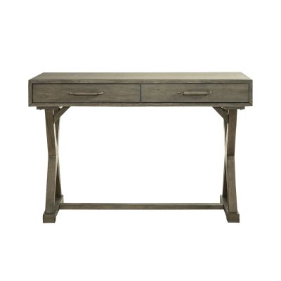 Liberty Furniture Crescent Creek Writing Desk in Weathered Gray