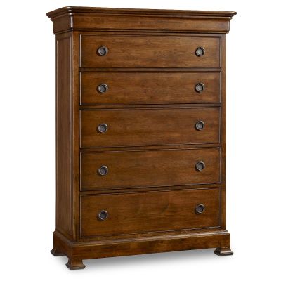 Hooker Archivist Six-Drawer Chest in Brown