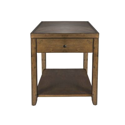 Liberty Furniture Mitchell End Table in Brown