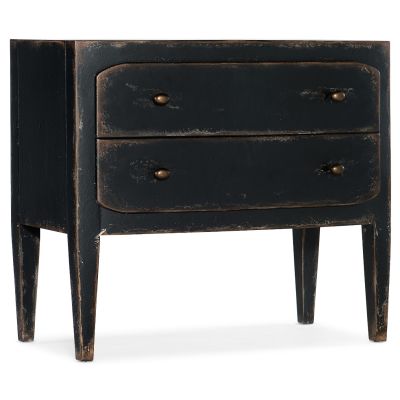 Hooker Ciao Bella Two-Drawer Nightstand in Black