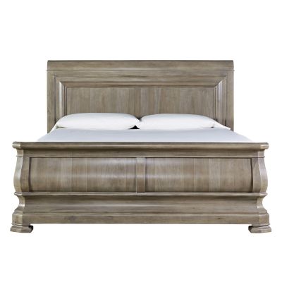 Universal Reprise Driftwood Sleigh King Bed