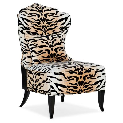 Hooker Sanctuary Belle Fleur Slipper Chair in Multi Colored