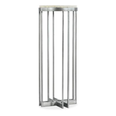 Hooker Melange Marin 36in Accent End Table in Silver