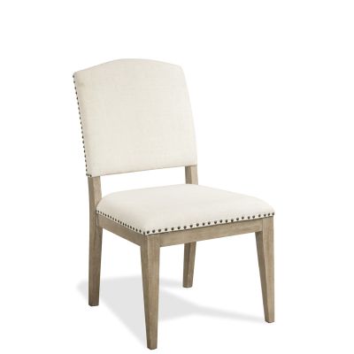 Riverside Furniture Myra Upholstered Side Chair in Natural Color Set of 2