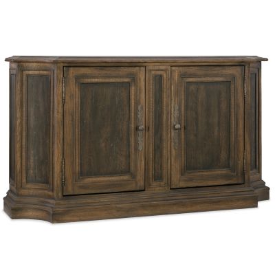 Hooker Hill Country North Cliff Sideboard in Saddle Brown