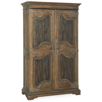 Hooker Hill Country Lakehills Wardrobe in Saddle Brown