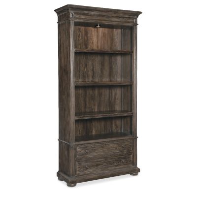 Hooker Traditions Bookcase in Dark wood