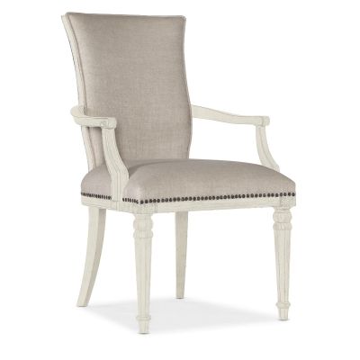 Hooker Traditions Upholstered Arm Chair  in White
