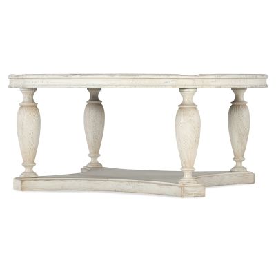 Hooker Traditions Round Cocktail Table in White