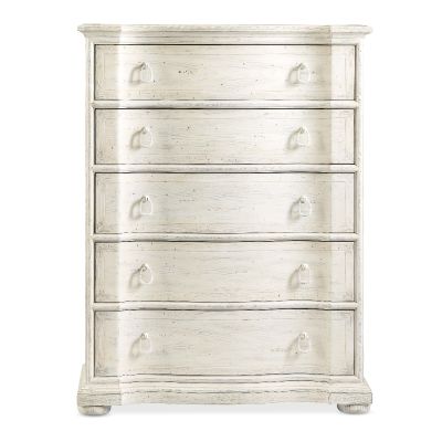 Hooker Traditions Five-Drawer Chest in White