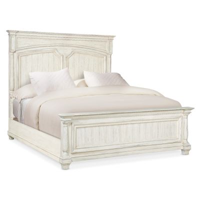 Hooker Traditions King Panel Bed in White
