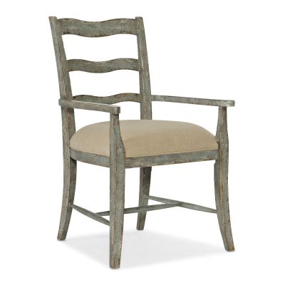 Hooker Alfresco Grays La Riva Upholstered Seat  Arm Chair Set of 2