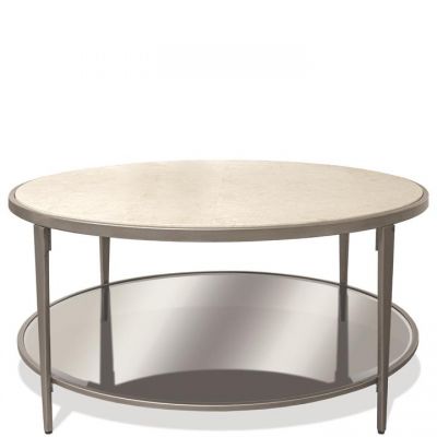 Riverside Furniture Wilshire White Sands Round Coffee Table