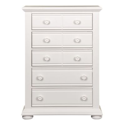 Liberty Furniture Summer House Five Drawer Chest in White