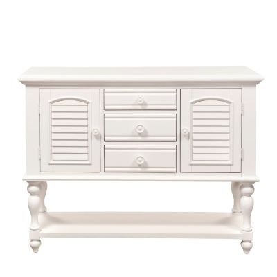 Liberty Furniture Summer House Server in White