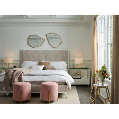 Universal Furniture Love.Joy.Bliss White Lacquer Theodora Bedroom Set