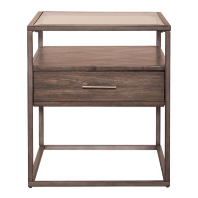 Liberty Furniture Jamestown End Table in Brown