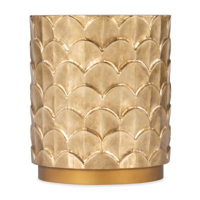 Hooker Melange Gail Round Accent Table in Golds