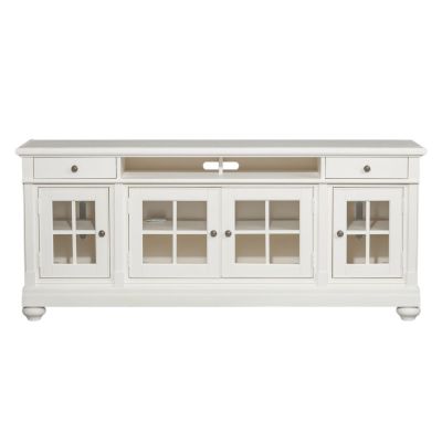 Liberty Furniture Harbor View 74" Tv Stand in White