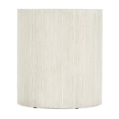 Hooker Serenity Swale Round Side Table in Grays